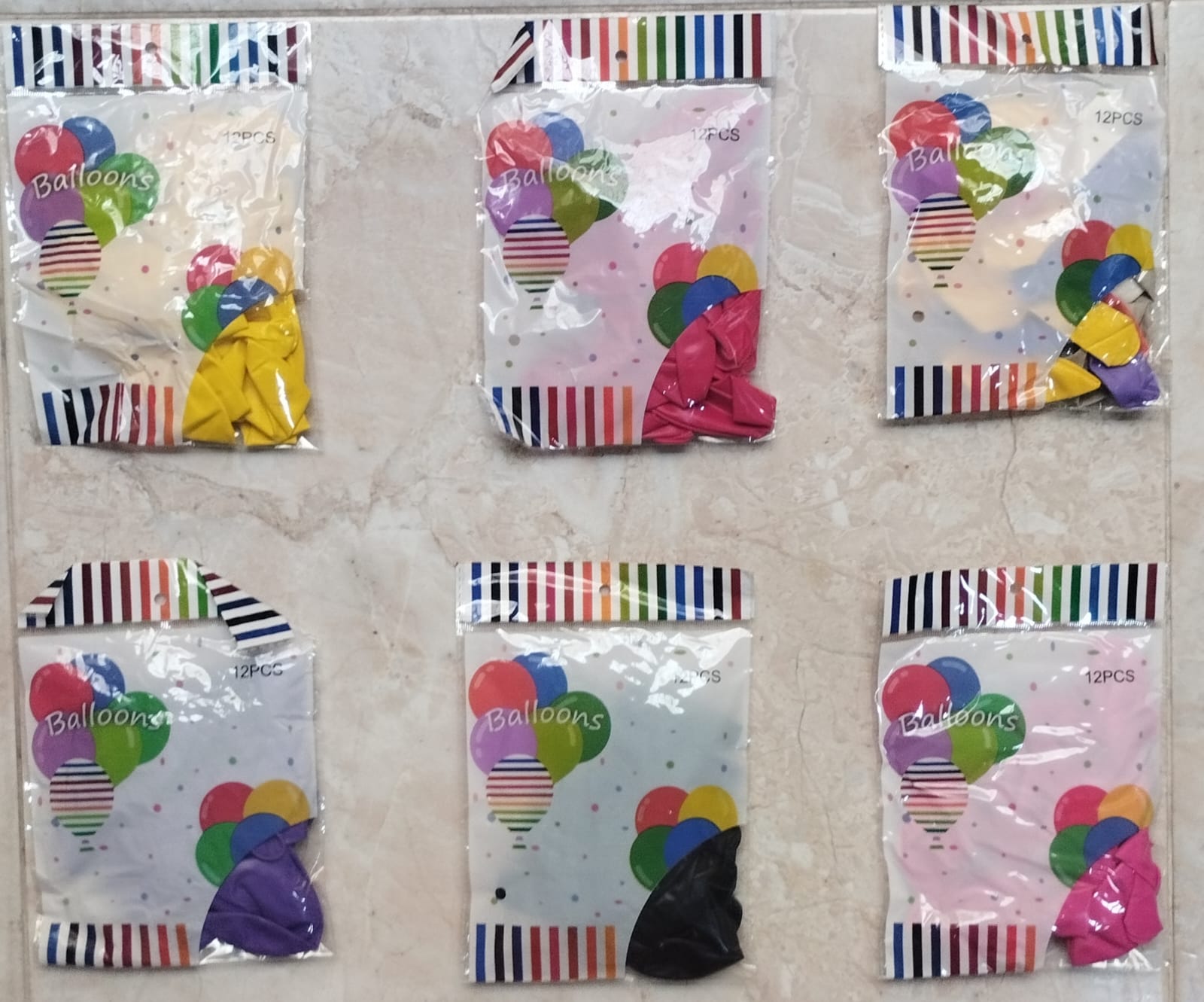 GLOBOS LATEX R12 X 12 PIEZAS - Imagen 2