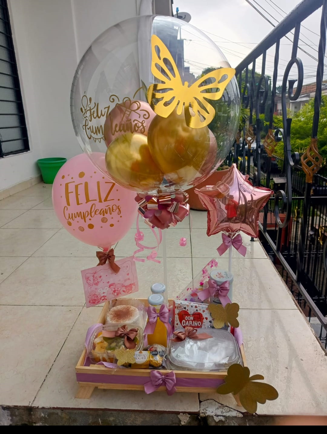 DESAYUNO MARIPOSAS DE AMOR